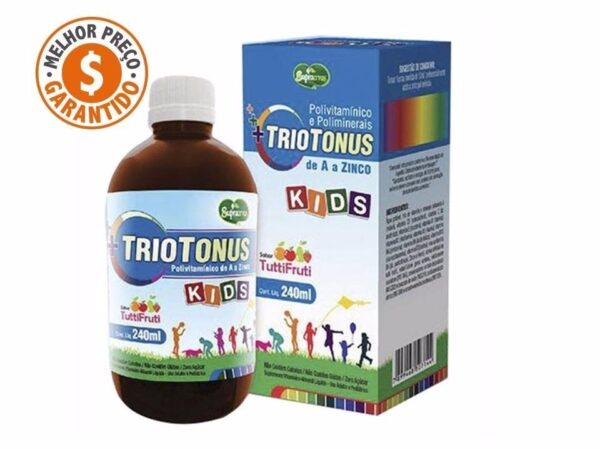 Triotonos Kids Polivitamínico E Mineral 240ml Supraervas